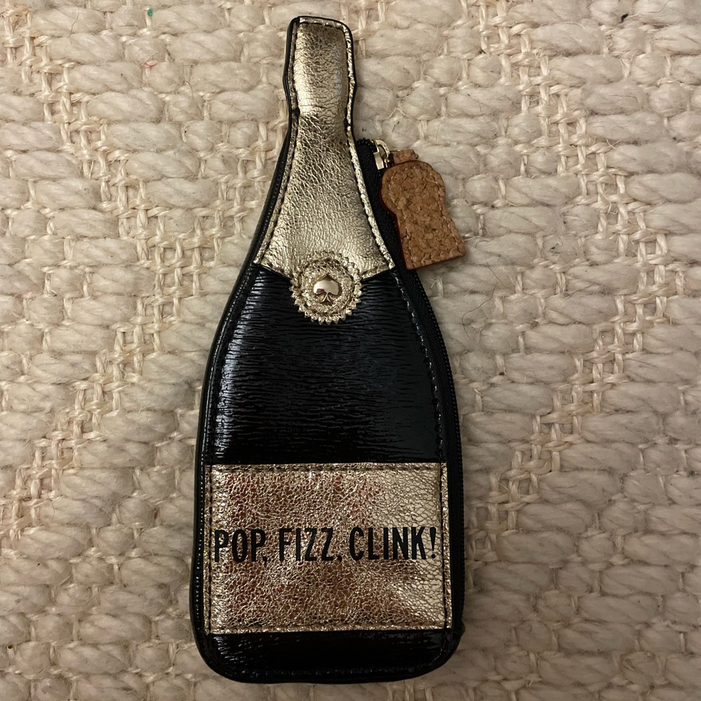 NWOT Kate Spade “Pop, Fizz, Clink!” Coin Purse